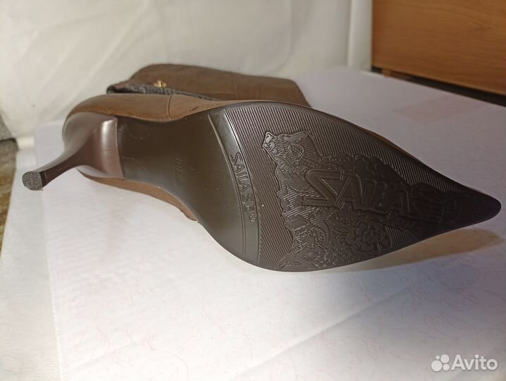 Сапоги Sailase 38 Новые,натуральная кожа, шпилька