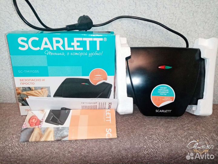 Новый сэндвич-тостер Scarlett Sc-tm11035 Быстро