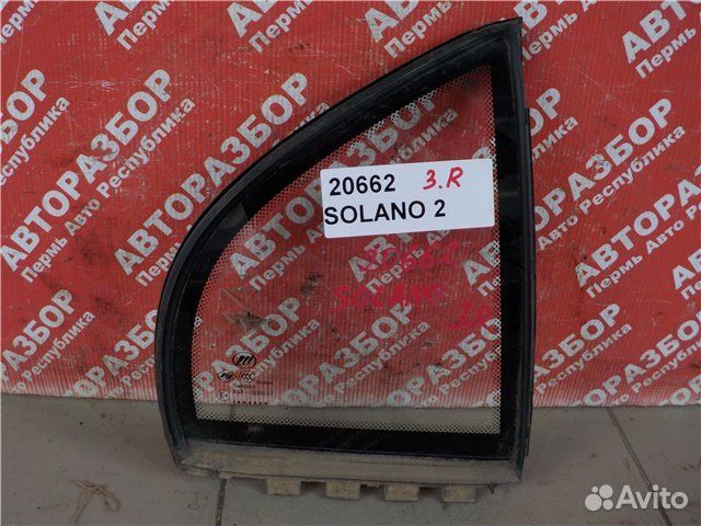 Форточка двери задняя правая Lifan Solano 620