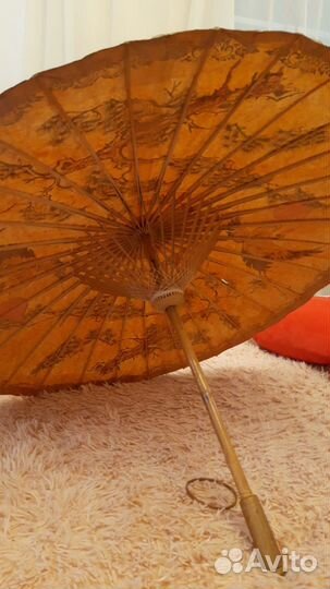 Китайский зонтик из Таиланда середины 1990х винтаж