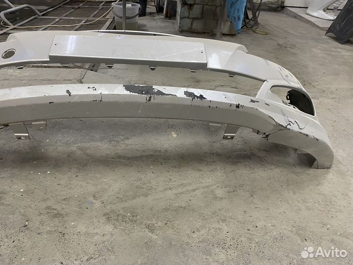 Передний бампер на hyundai solaris 2016