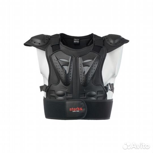 Моточерепаха starks Vest Armor Kids (Чёрный) (S)