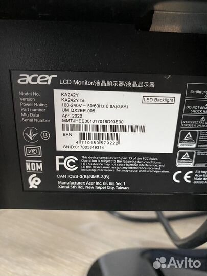 Acer KA242Y 24