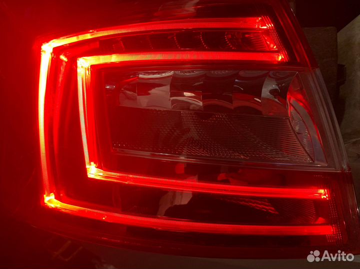 Фара (led) задняя левая на skoda octavia a7