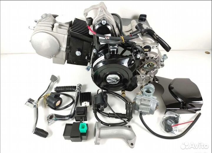 Двигатель 110см3 для мопеда Альфа