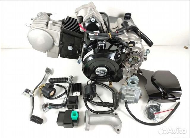 Двигатель 110см3 для мопеда Альфа