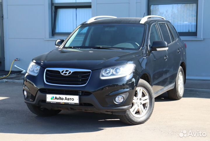 Hyundai Santa Fe 2.2 AT, 2010, 167 000 км