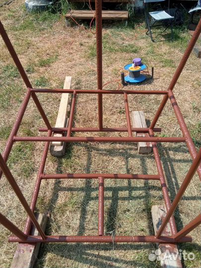 Дачный туалет, каркас