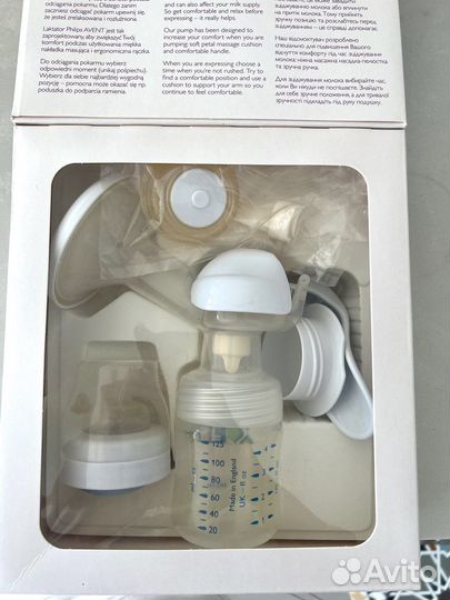 Молокоотсос avent ручной