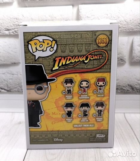 Funko pop indiana jones: arnold toht 1353