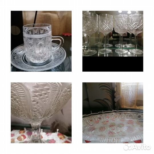 Хрусталь:Ваза для цветов Времён СССР и другое