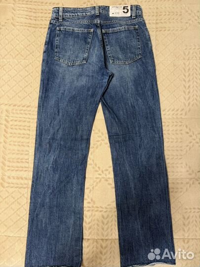 Джинсы женские прямые синие 27 размер