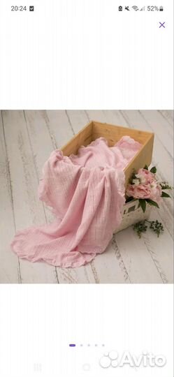 Детский плед хлопок