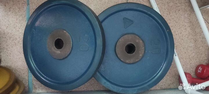 Блины для штанги 25 кг, 20 кг, 10 кг