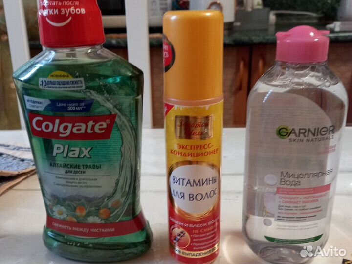 Мицелярная вода garnier, Колгейт ополаскиватель