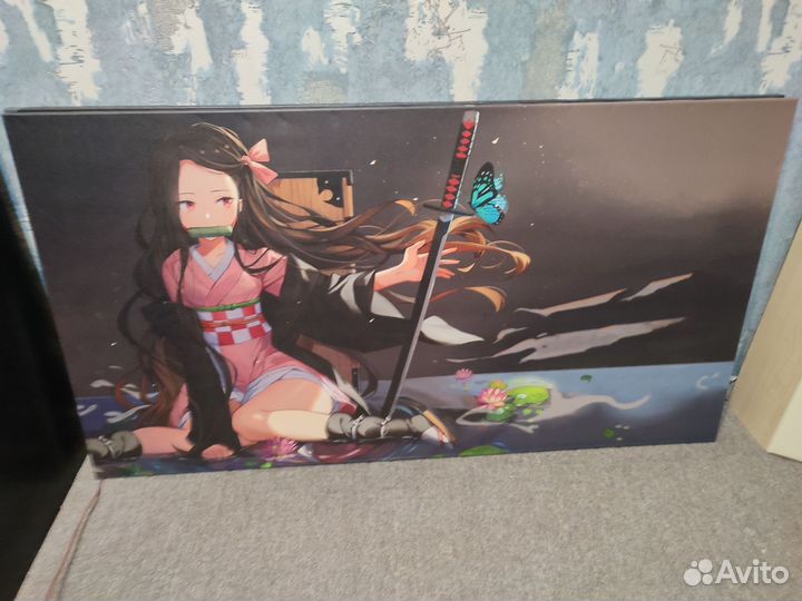 Картины аниме на холсте 120*65