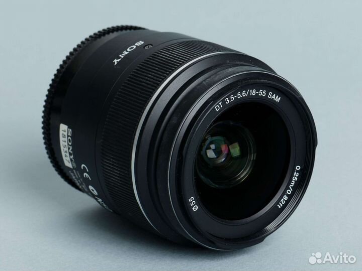 Объектив Sony DT 18-55 на Sony A