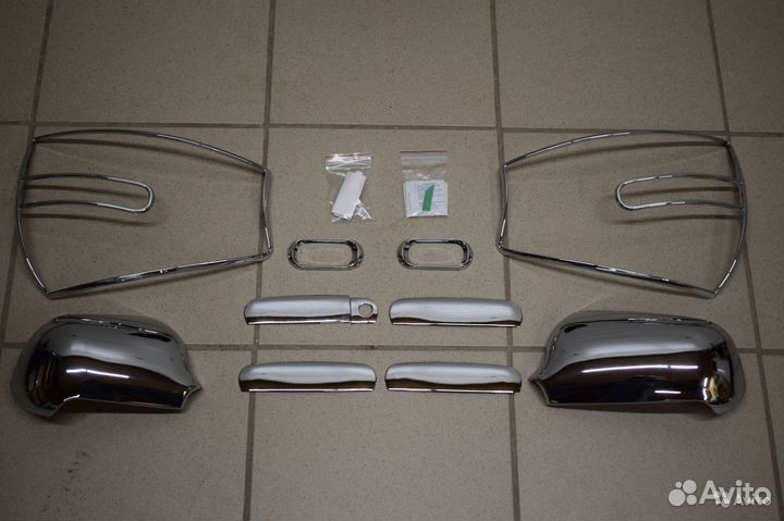 Audi A6 хромированные накладки