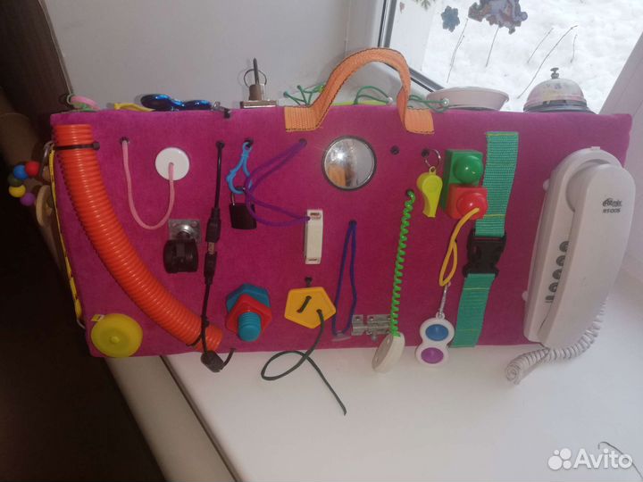 Бизиборд мягкий