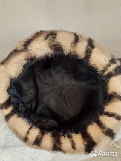 Берет женский норковый