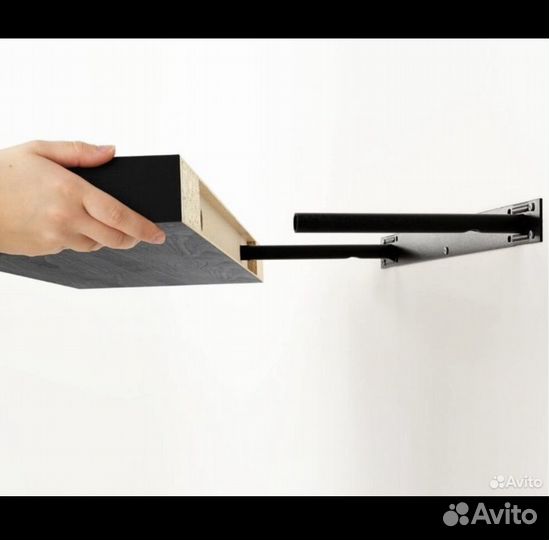 Полки скрытого крепления Икеа Лакк, новые