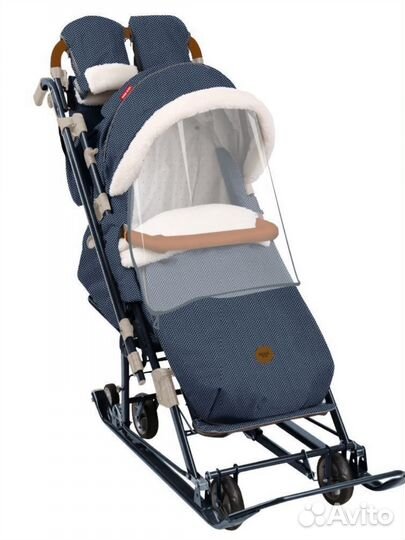 Санки коляска Ника 7 8к