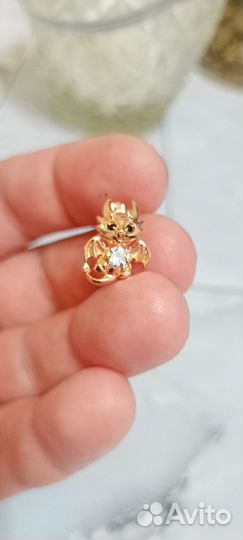 Серьги серебро с фианитами