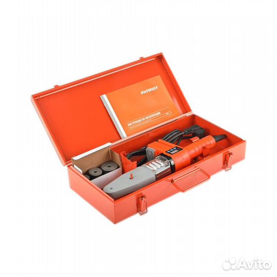 Паяльник для труб patriot PW800, 3 насадки