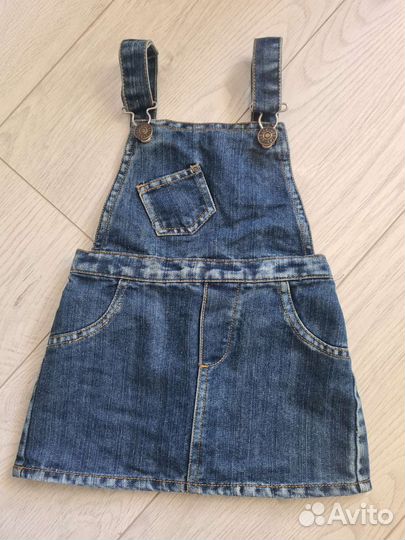 Джинсовый комбинезон для девочки