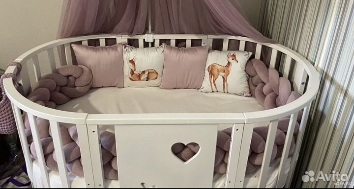 Бортики в детскую кроватку