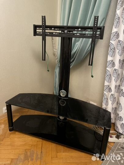 Стеклянная тумба под тв телевизор