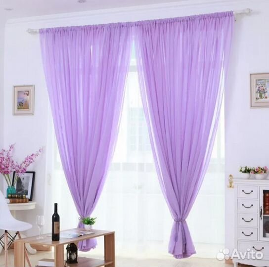 Новая штора тюль вуаль