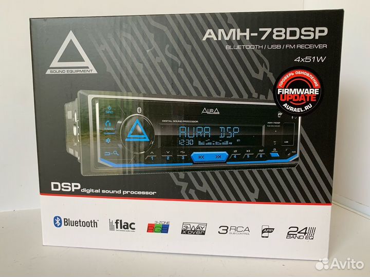 Автомагнитола aura AMH-78DSP