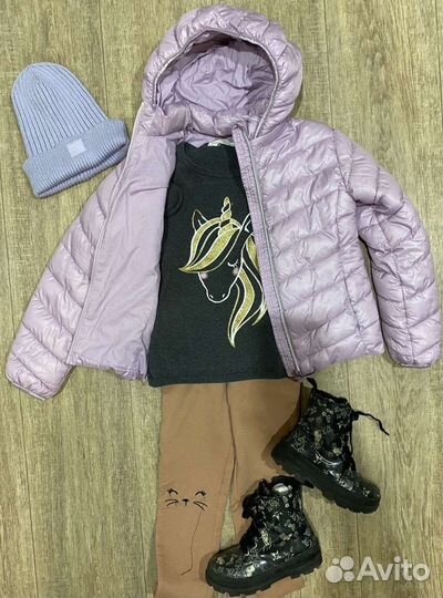 Вещи H&M для девочки 122-128 + Ботинки H&M - 29р