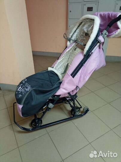 Санки коляска ника
