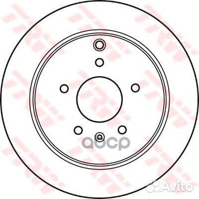 Тормозной диск DF6024 TRW