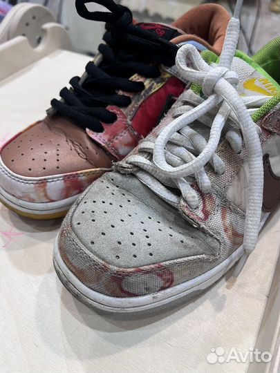 Кроссовки Nik SB Dunk Low street hawker Данки SB