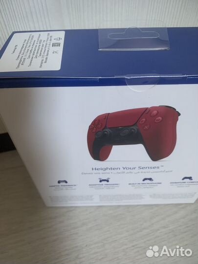 DualSense PS5 оригинал, новый, гарантия, красный
