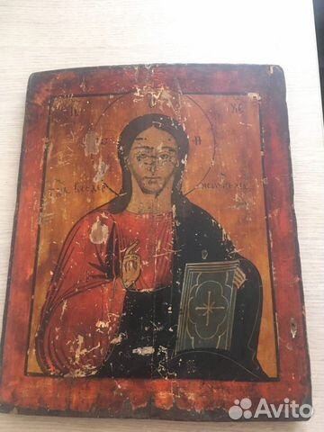 Икона спас нерукотворный 18вв