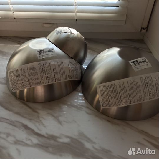 Миска сервировочная (салатник) Икеа Бланда Бланк