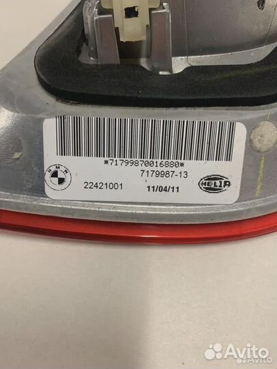 Фонарь левый BMW X6 E71 2007-2012