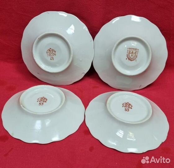 Кофейные пары. Коростенский фарфор. Клеймо