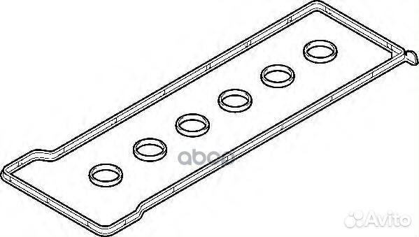 Ком/кт прокл.клап.крышки mercedes W124/W140/W21