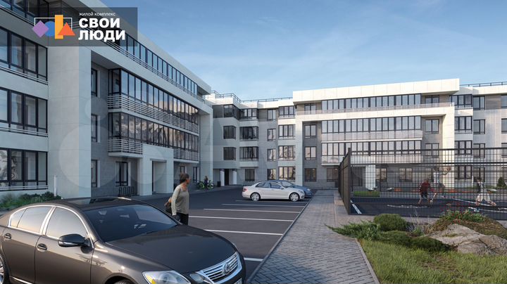 Квартира-студия, 28 м², 1/4 эт.