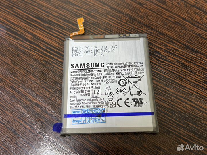 Аккумулятор Samsung Galaxy Note 10 N970F оригинал