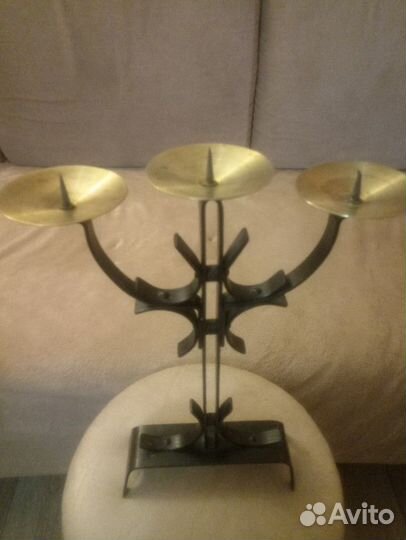 Подсвечник СССР, латунь, 70-е годы