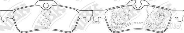 Колод. торм. диск. NiBK PN0354 PN0354 NiBK
