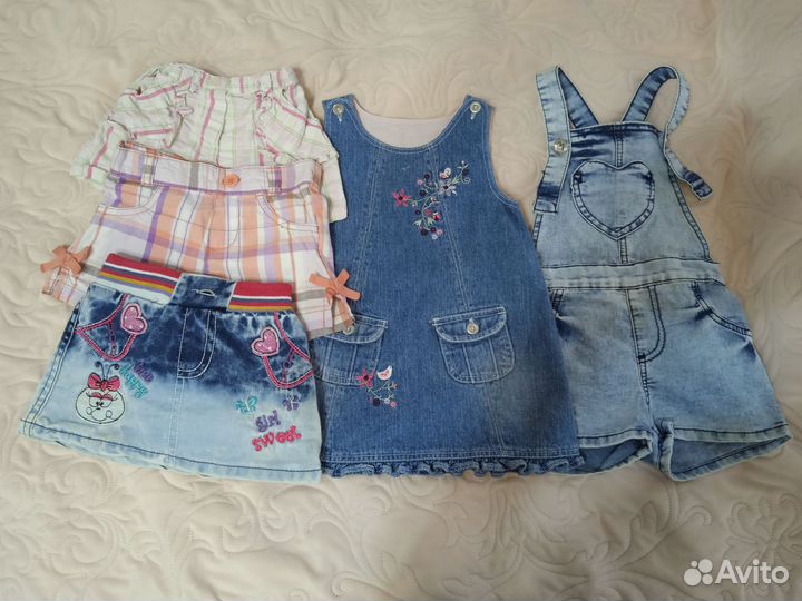 Вещи пакетом для девочки 80-86