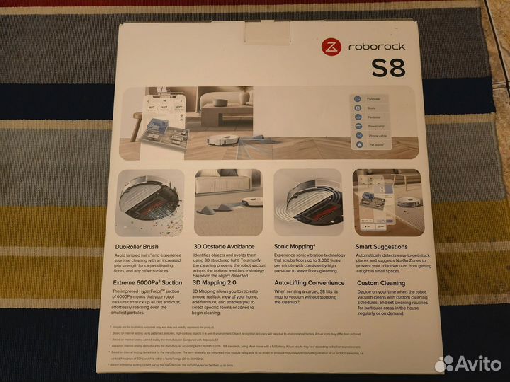 Робот пылесос Roborock S8
