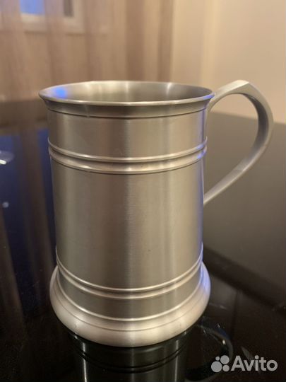 Оловянная пивная кружка из Малайзии